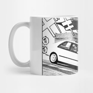 JDM Civic in Laguna Seca T-Shirt Manga Edition Mug